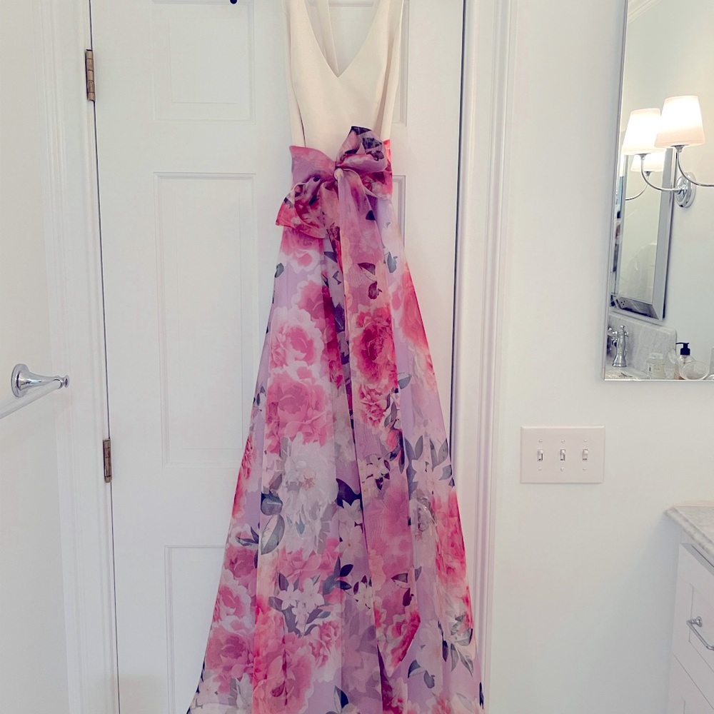 Elegant Eliza J Floor Length Gown size 4